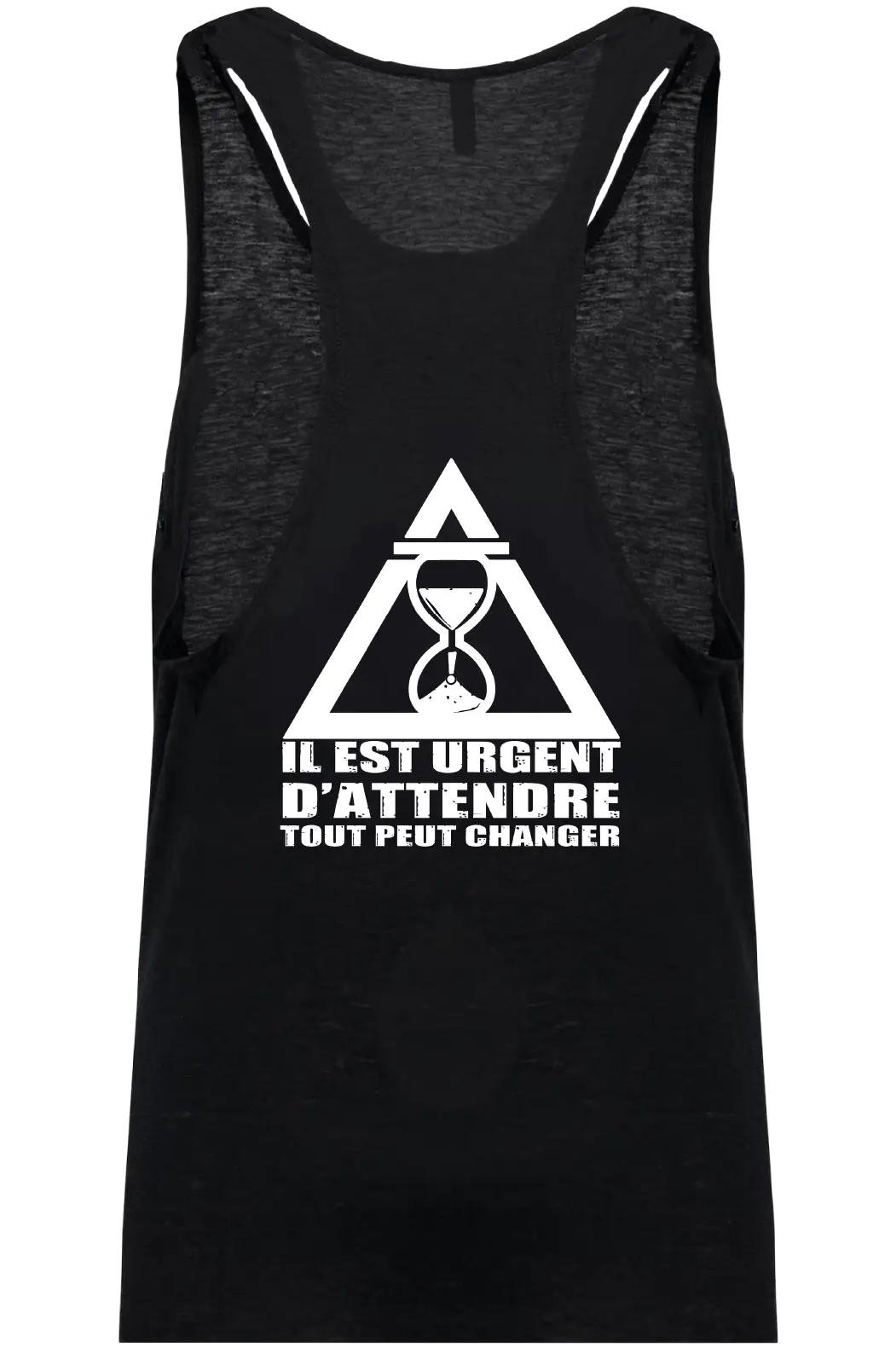 Débardeur Homme - Il est urgent d’attendre tout peut changer !® – Image 2