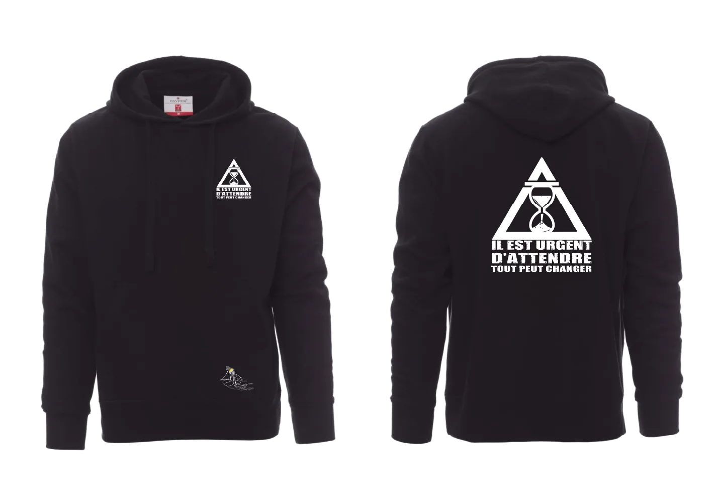 Sweat Mixte - Il est urgent d’attendre tout peut changer !® – Image 3