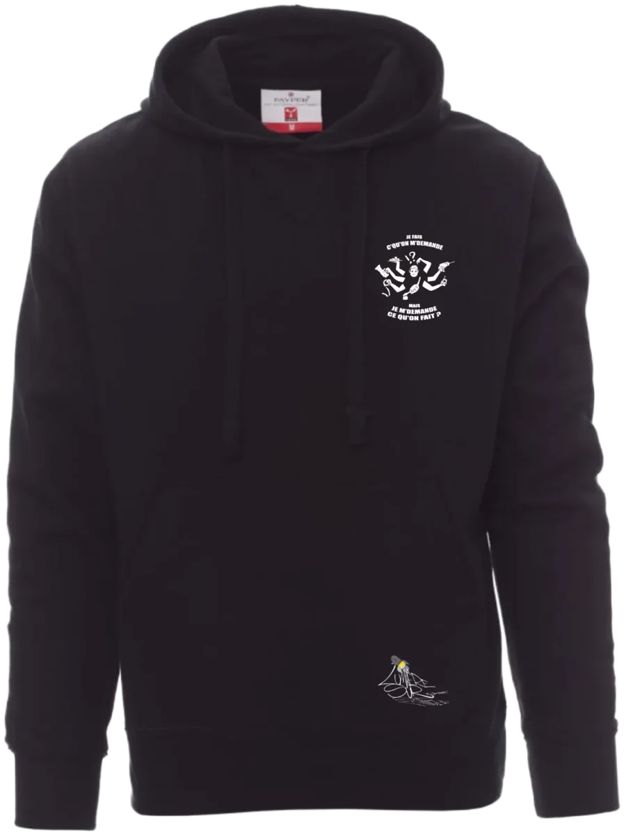Sweat Mixte - J'fais c’qu’on m’demande… mais je m’demande c’qu’on fait®