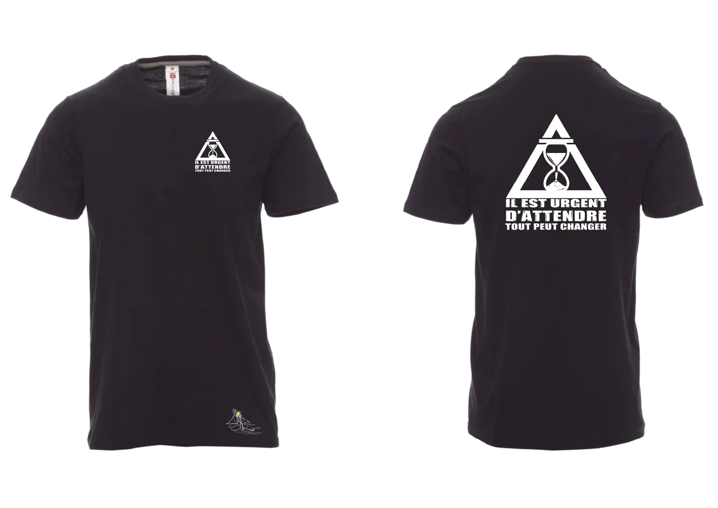 T-shirt Homme - Il est urgent d’attendre tout peut changer !® – Image 3